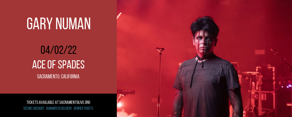 Gary Numan at Ace of Spades tickets Gary Numan at Ace of Spades