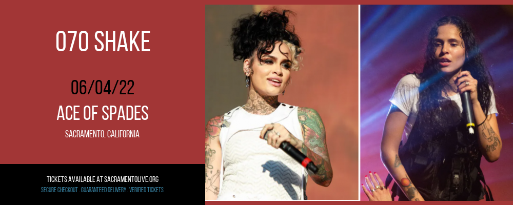 070 Shake at Ace of Spades tickets 070 Shake at Ace of Spades