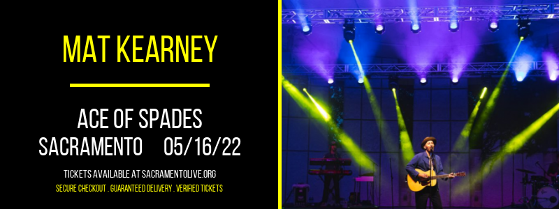 Mat Kearney at Ace of Spades tickets Mat Kearney at Ace of Spades