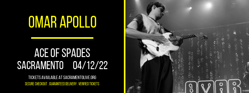 Omar Apollo at Ace of Spades tickets Omar Apollo at Ace of Spades