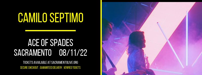 Camilo Septimo at Ace of Spades tickets Camilo Septimo at Ace of Spades
