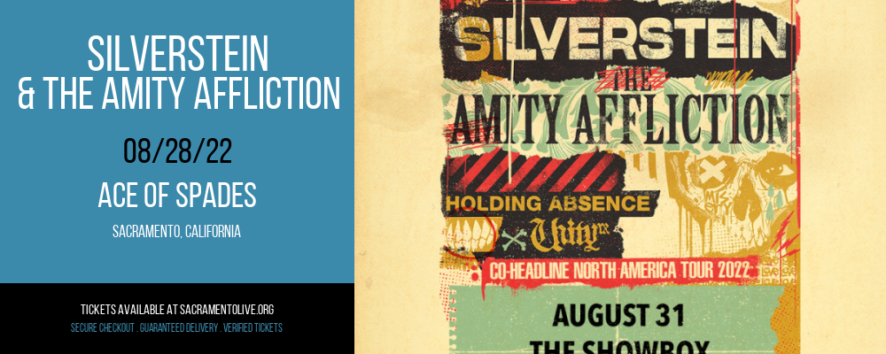 Silverstein & The Amity Affliction at Ace of Spades tickets Silverstein & The Amity Affliction at Ace of Spades