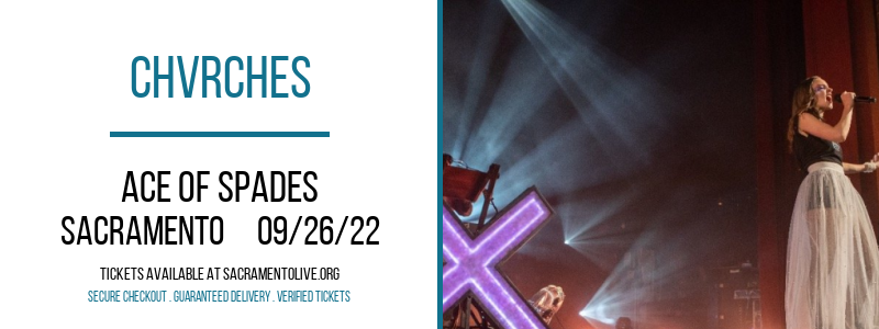 Chvrches at Ace of Spades tickets Chvrches at Ace of Spades