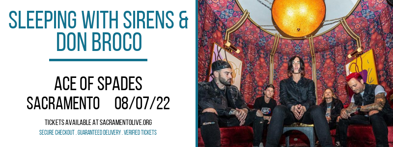Sleeping With Sirens & Don Broco at Ace of Spades tickets Sleeping With Sirens & Don Broco at Ace of Spades