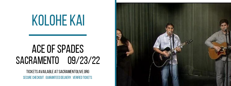 Kolohe Kai at Ace of Spades tickets Kolohe Kai at Ace of Spades