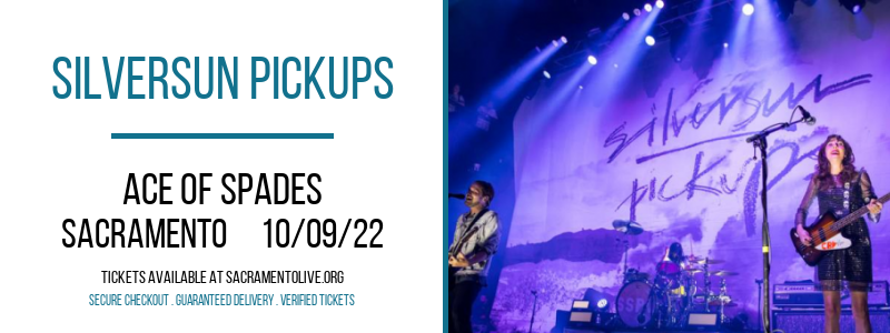 Silversun Pickups at Ace of Spades tickets Silversun Pickups at Ace of Spades