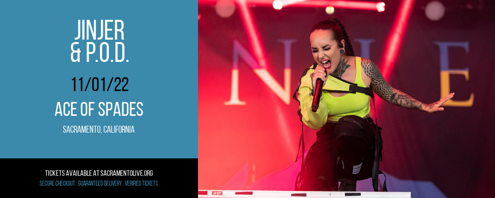 Jinjer & P.O.D. at Ace of Spades tickets Jinjer & P.O.D. at Ace of Spades