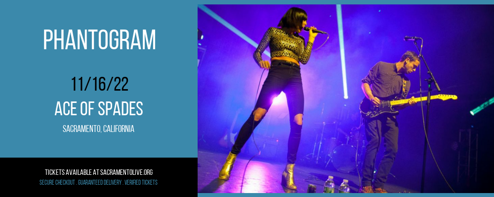 Phantogram at Ace of Spades tickets Phantogram at Ace of Spades