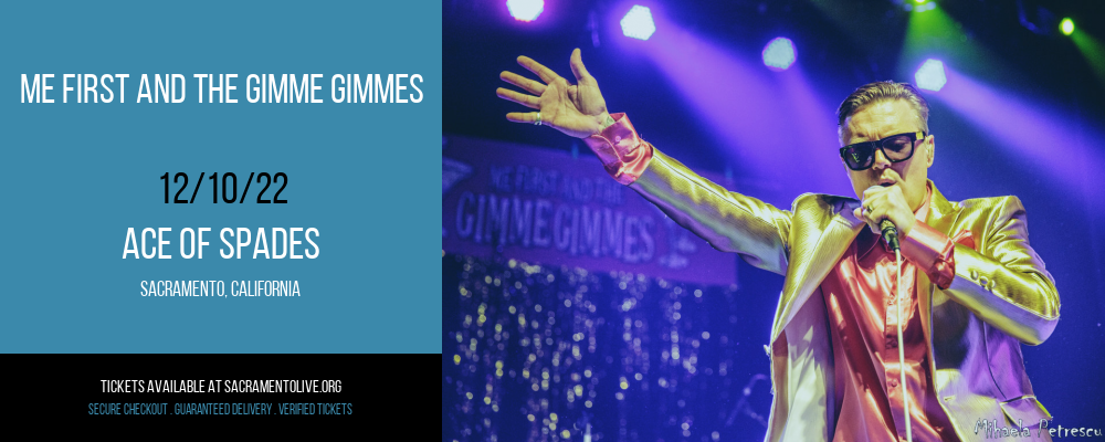 Me First and the Gimme Gimmes at Ace of Spades tickets Me First and the Gimme Gimmes at Ace of Spades