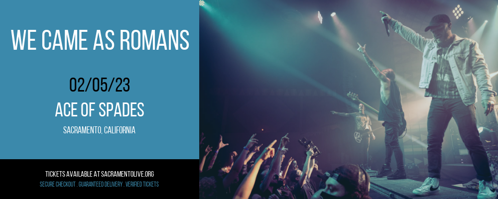 We Came As Romans at Ace of Spades tickets We Came As Romans at Ace of Spades