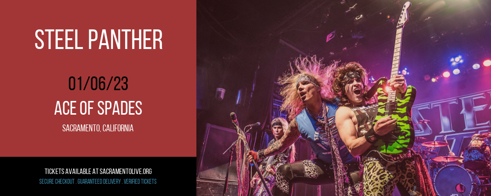 Steel Panther at Ace of Spades tickets Steel Panther at Ace of Spades