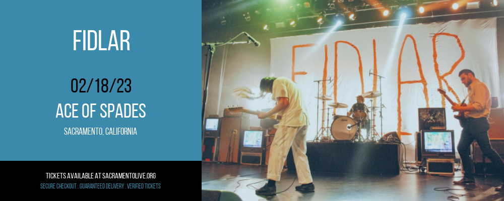 FIDLAR at Ace of Spades tickets FIDLAR at Ace of Spades