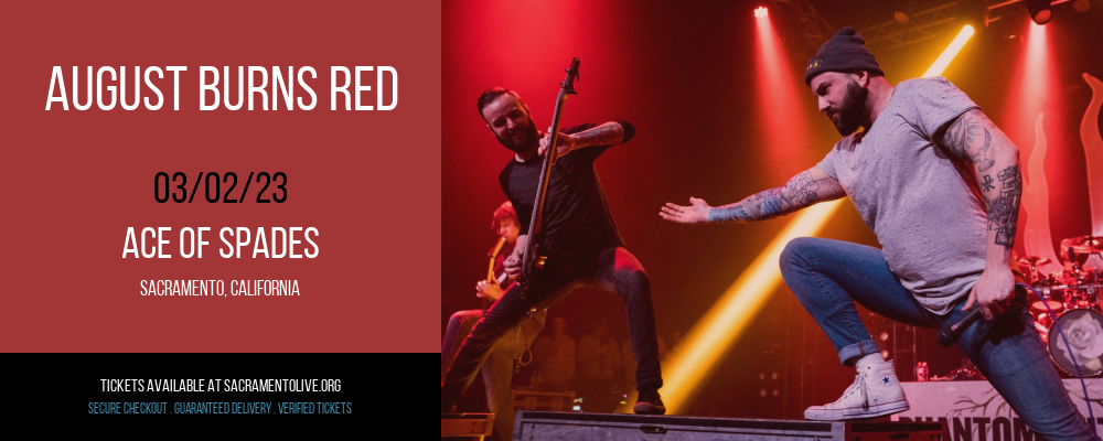 August Burns Red at Ace of Spades tickets August Burns Red at Ace of Spades
