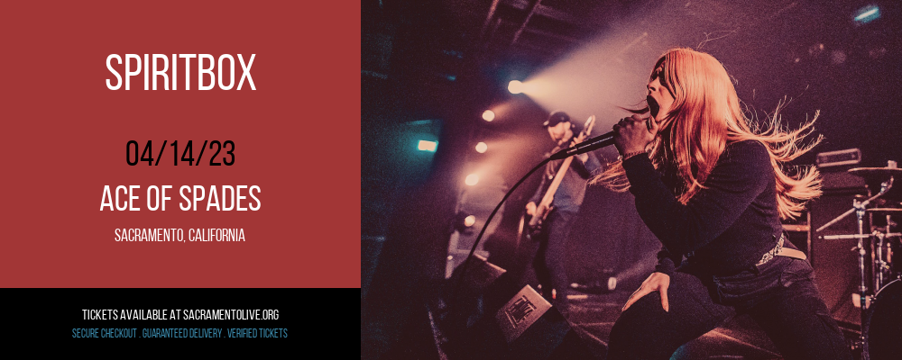 Spiritbox at Ace of Spades tickets Spiritbox at Ace of Spades