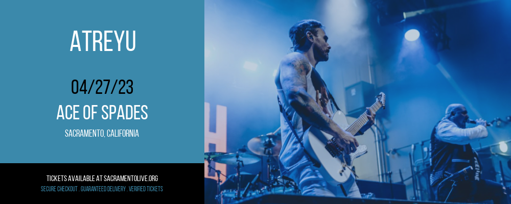 Atreyu at Ace of Spades tickets Atreyu at Ace of Spades
