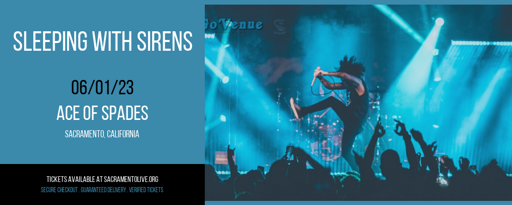 Sleeping With Sirens at Ace of Spades tickets Sleeping With Sirens at Ace of Spades