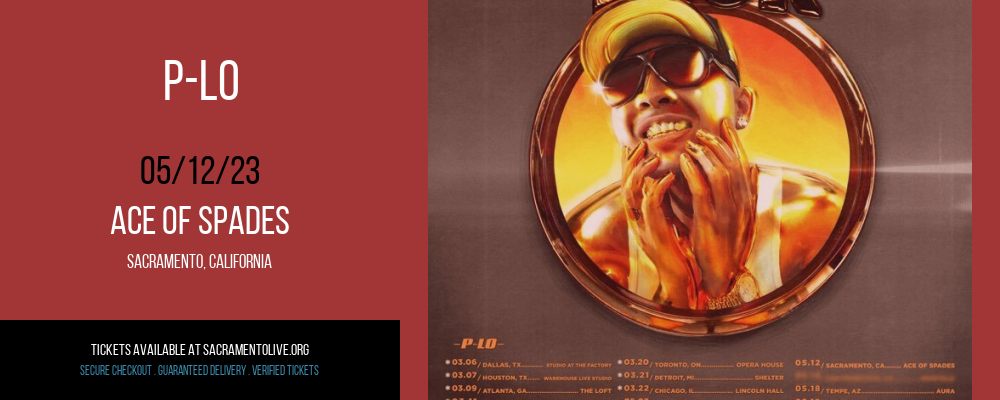 P-Lo at Ace of Spades tickets P-Lo at Ace of Spades