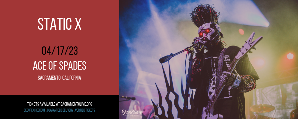 Static X at Ace of Spades tickets Static X at Ace of Spades