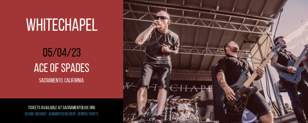 Whitechapel at Ace of Spades tickets Whitechapel at Ace of Spades