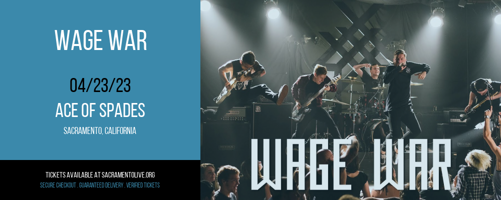 Wage War at Ace of Spades tickets Wage War at Ace of Spades