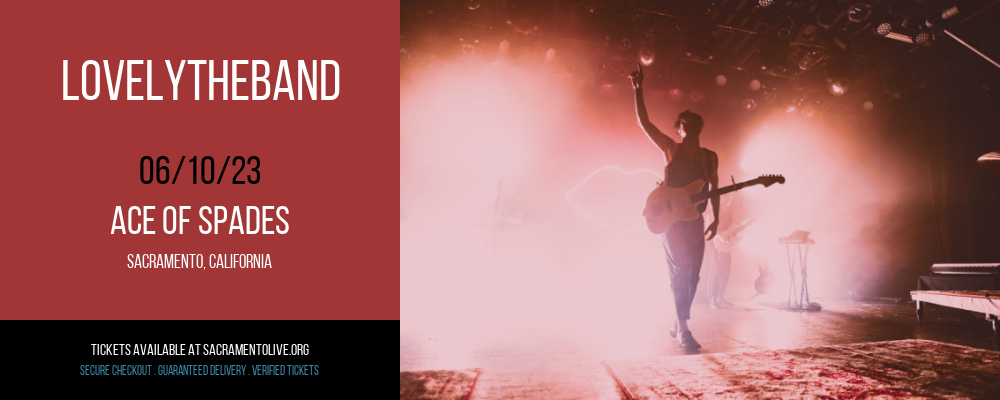 lovelytheband at Ace of Spades tickets lovelytheband at Ace of Spades