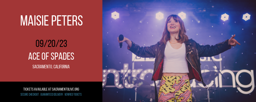 Maisie Peters at Ace of Spades tickets Maisie Peters at Ace of Spades