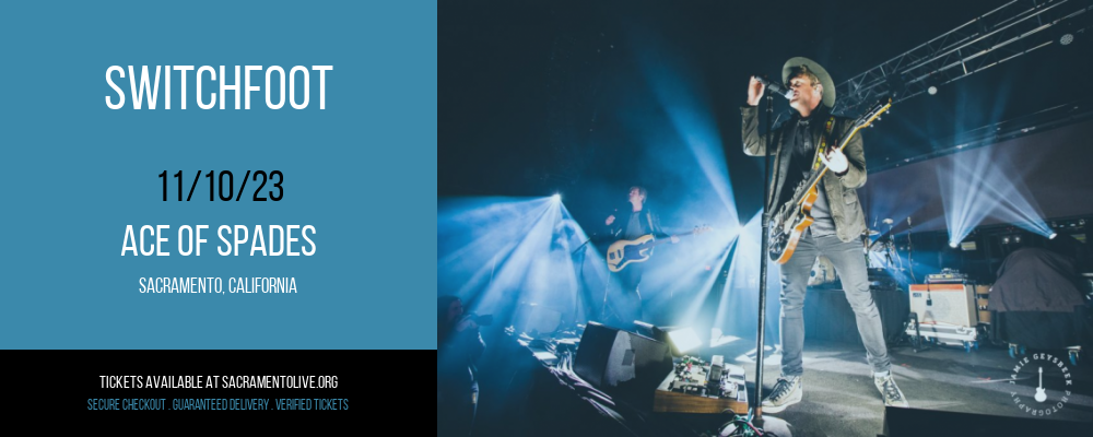 Switchfoot at Ace of Spades tickets Switchfoot at Ace of Spades
