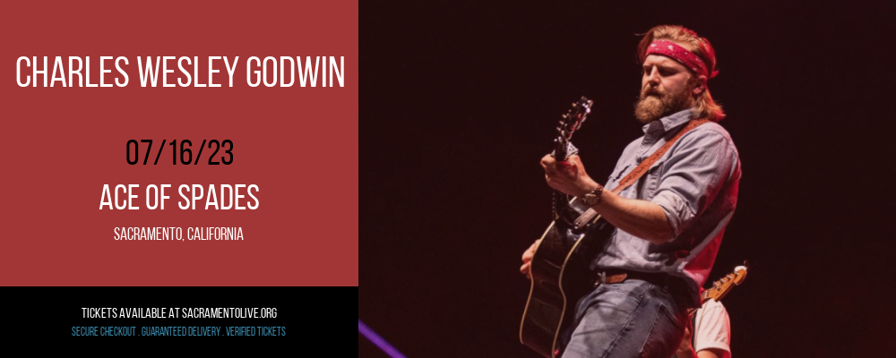 Charles Wesley Godwin at Ace of Spades tickets Charles Wesley Godwin at Ace of Spades