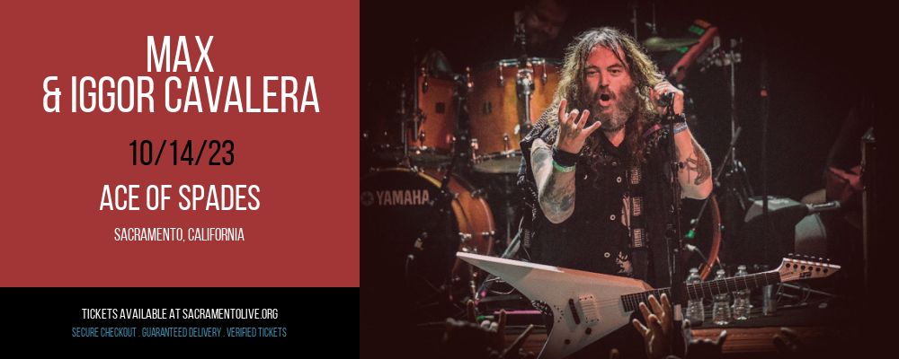 Max & Iggor Cavalera Tickets, 2023 Concert Tour Dates