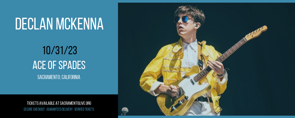 Declan McKenna at Ace of Spades tickets Declan McKenna at Ace of Spades