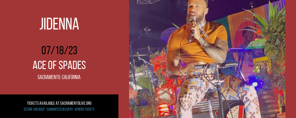 Jidenna at Ace of Spades tickets Jidenna at Ace of Spades
