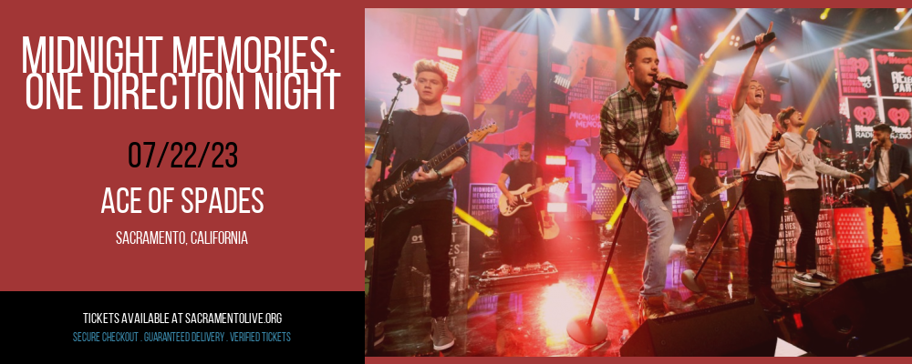 Midnight Memories: One Direction Night at Ace of Spades tickets Midnight Memories: One Direction Night at Ace of Spades