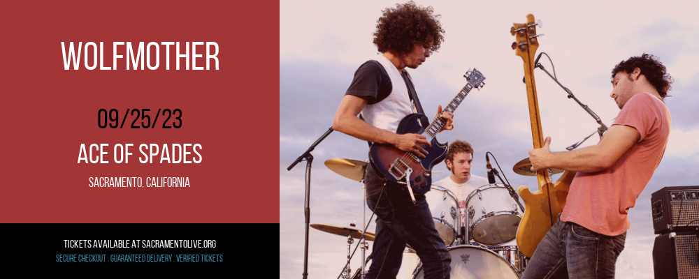 Wolfmother at Ace of Spades tickets Wolfmother at Ace of Spades