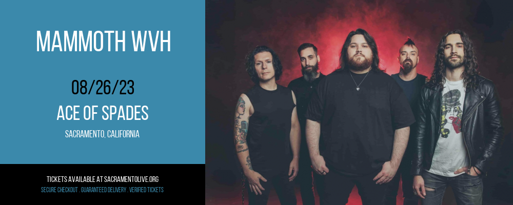 Mammoth WVH at Ace of Spades tickets Mammoth WVH at Ace of Spades