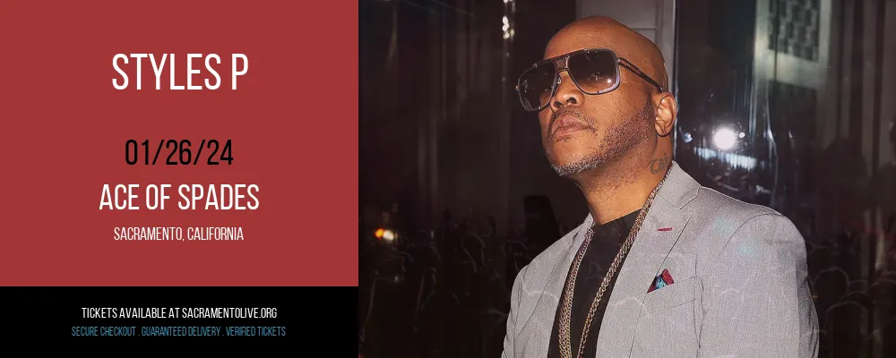 Styles P [CANCELLED] at Ace of Spades