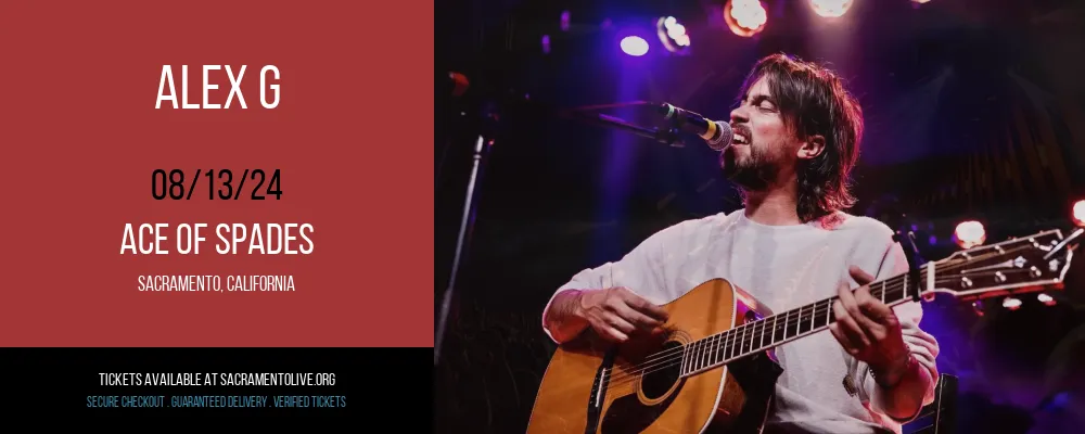 Alex G at Ace of Spades
